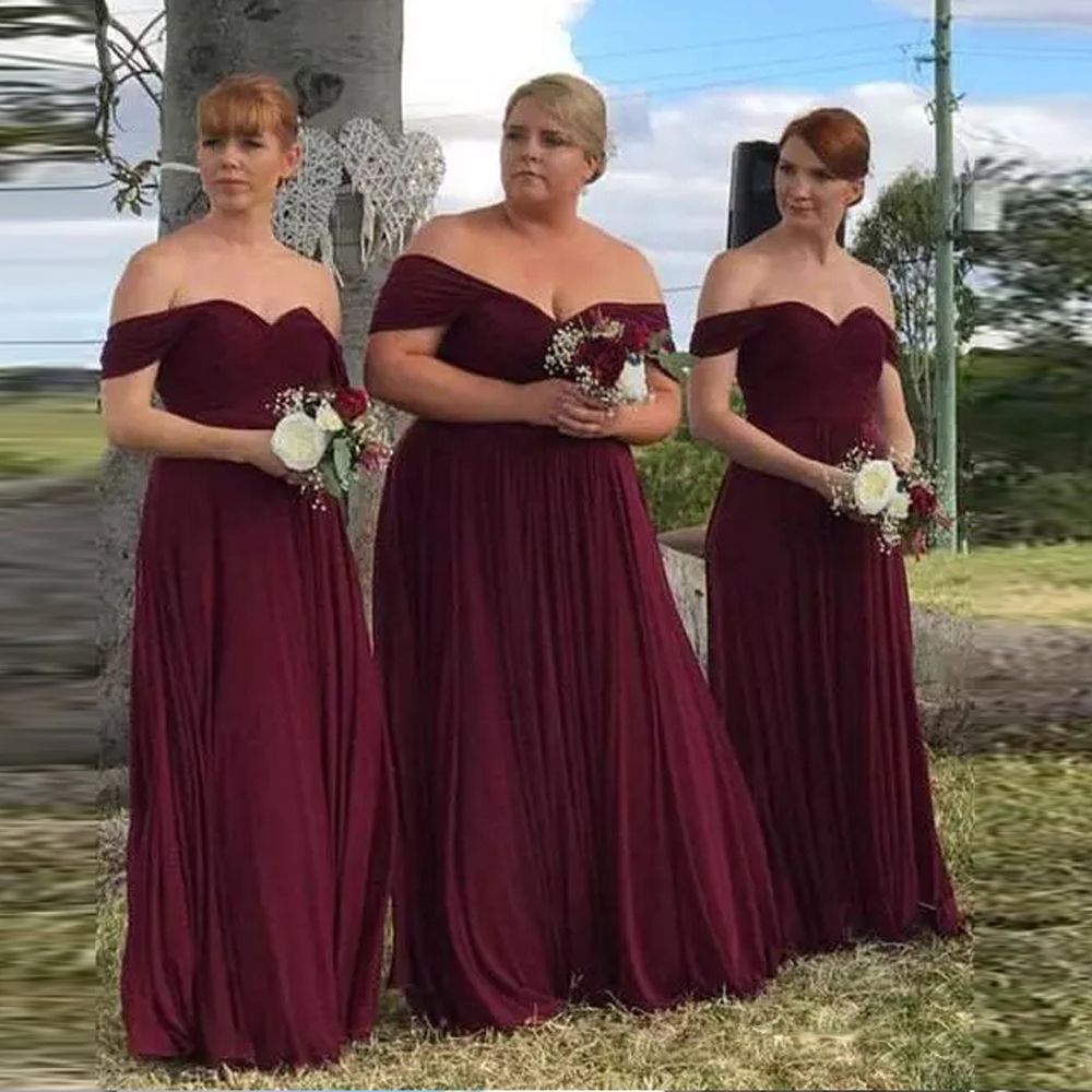 burgundy bridesmaid dresses ireland