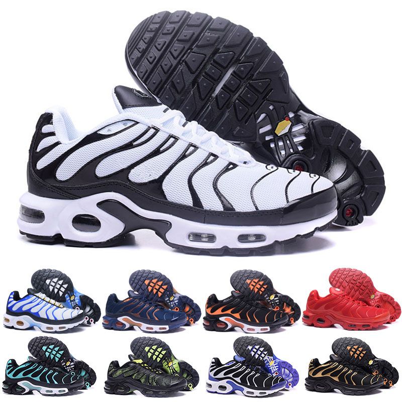 2018 Nuevo diseño de calidad superior nike air tn Hombres TrAinErs shOes Transpirable Mesh Chaussures