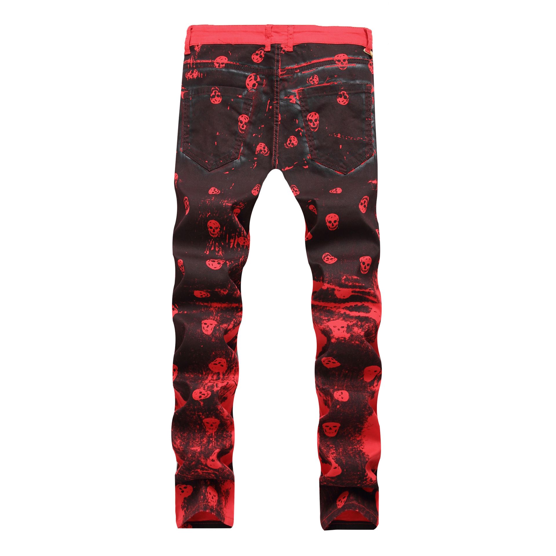 Top UMMEWALO Jeans Con Stampa Teschio Uomo Jeans Slim Casual Slim Jeans  Firmati Rossi Pantaloni Con Stampa Di Marca Da Uomo Jeans Hombre Da 21,43 €  | DHgate Italy