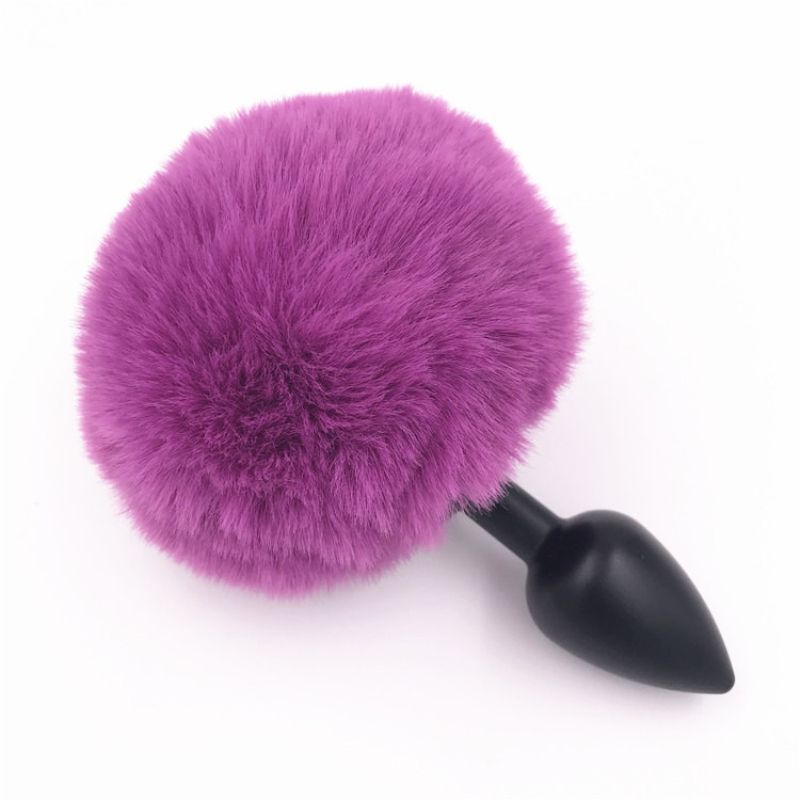 satin al mor tavsan kuyrugu butt plug anal seks oyuncaklari butt stoper kadinlar icin anal oyuncak bunny tail metal anal fis h8 1 65d tl71 78