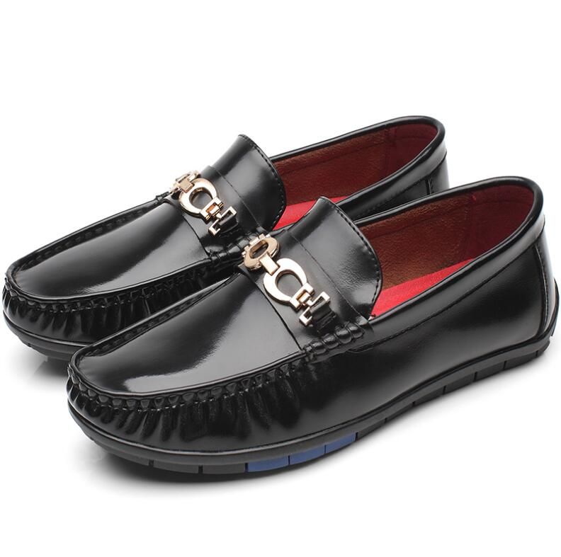 mens black leather driving loafers