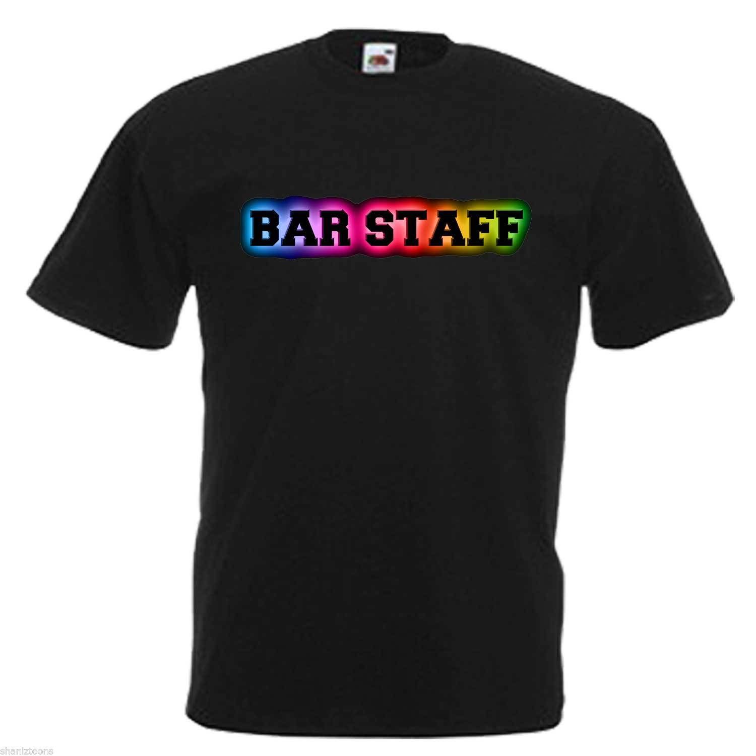 funny bar staff t shirts