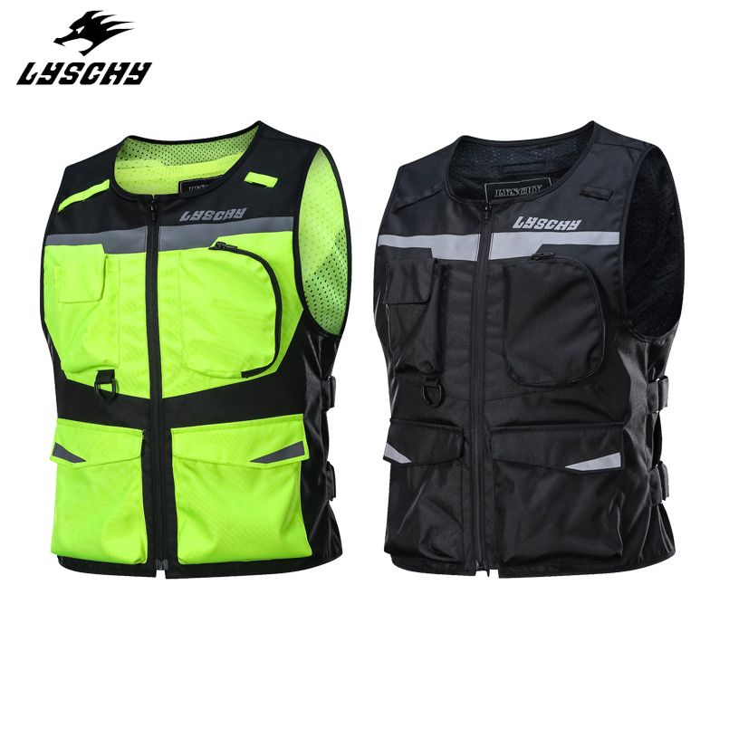 de moto Giubbotto Moto Donna para hombre Chaleco Moto Vintage verde negro para montar