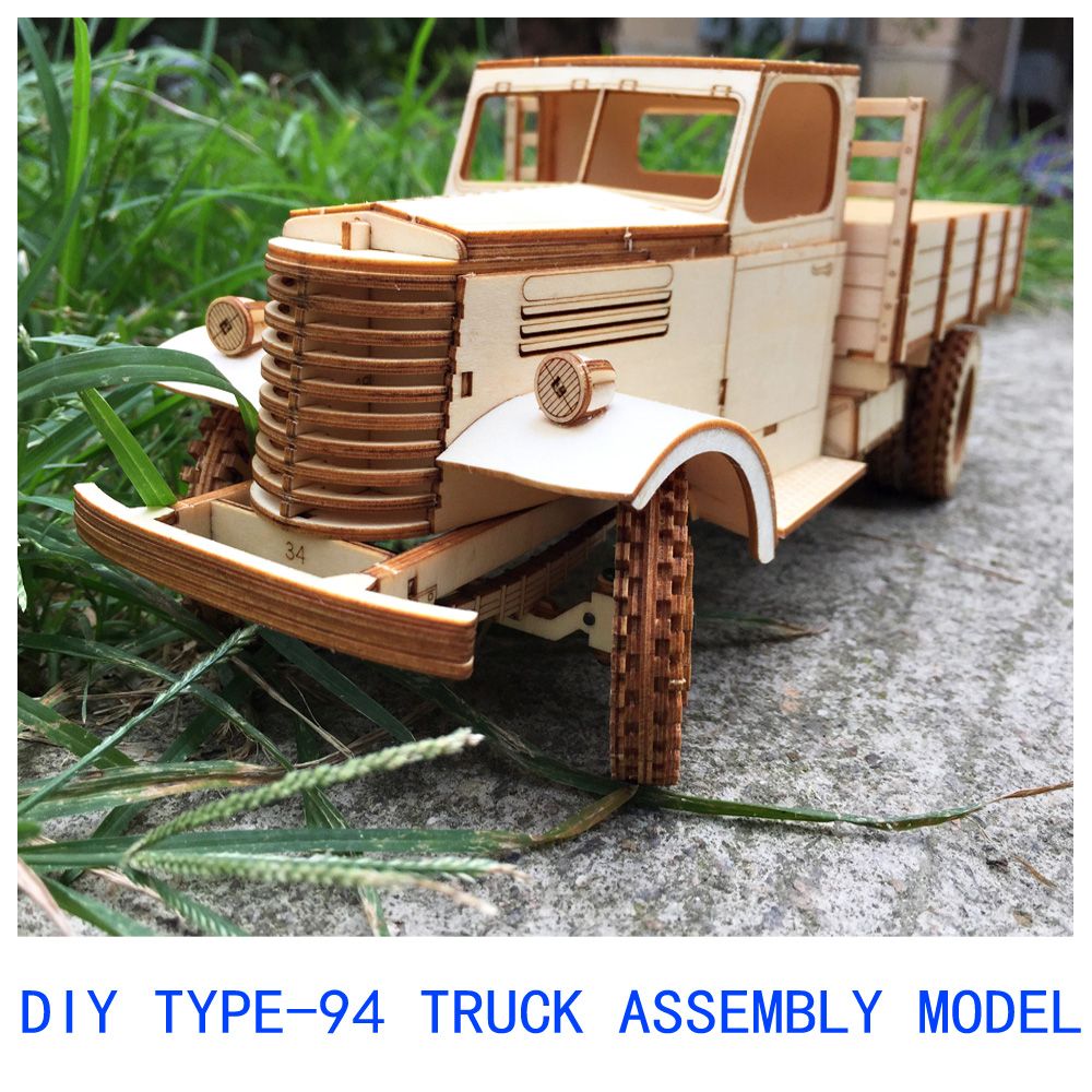 large wooden car