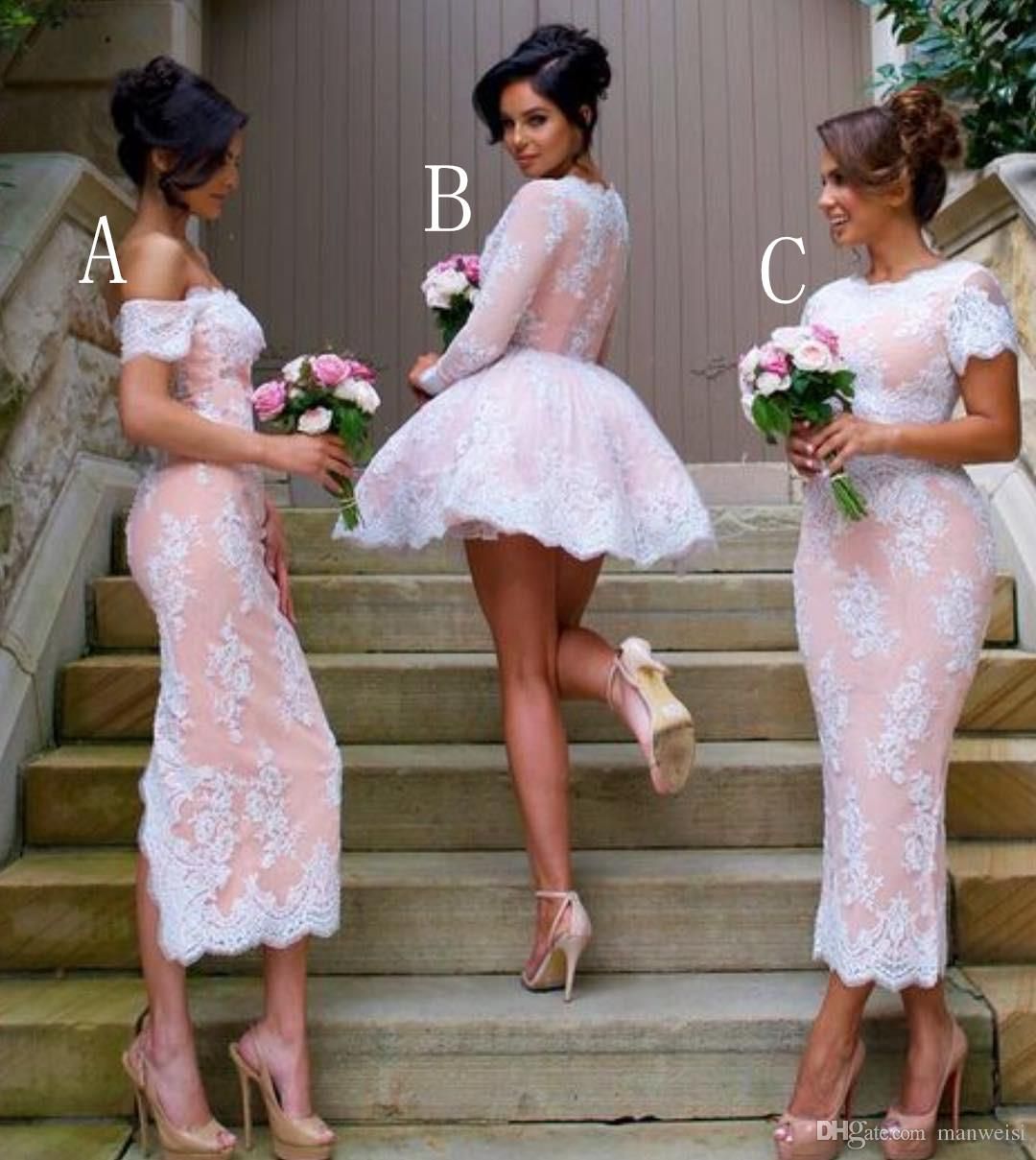 vintage lace bridesmaid dresses