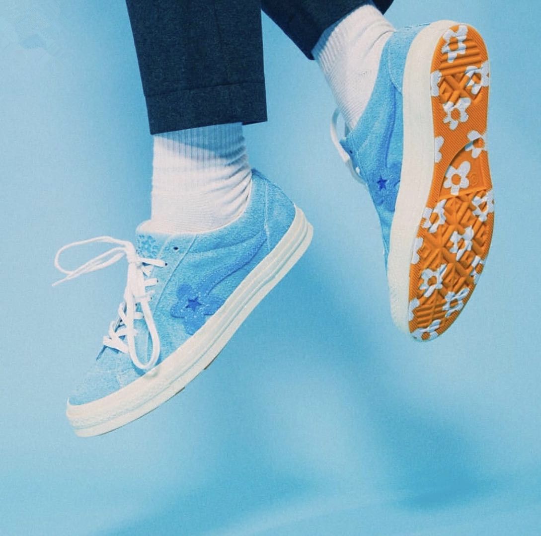2018 Tyler The Creator X Con One Star X Golf Le Fleur Ttc Solar Yellow Sneaker Trainers Shoes Canvas Shoes Good Running Shoes Skechers Running Shoes