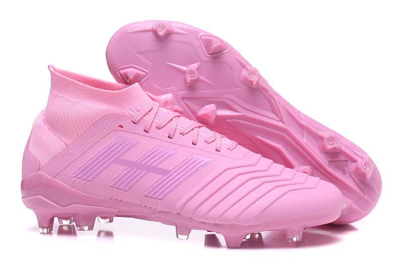 all pink football cleats