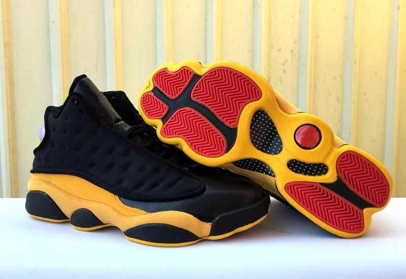 black and yellow 13s mens