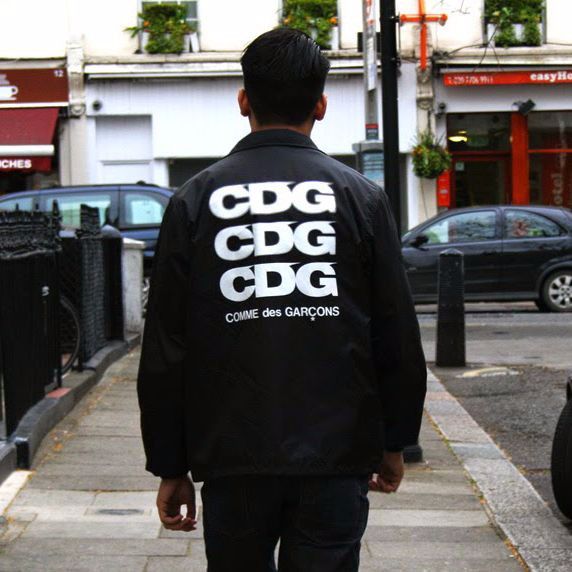 cdg rain jacket