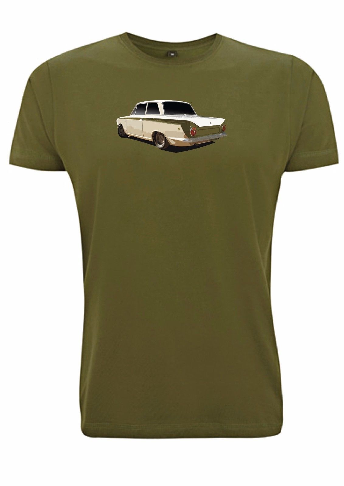Lotus cortina t shirt mk1 classic car retro show green flash vintage tshirt rad