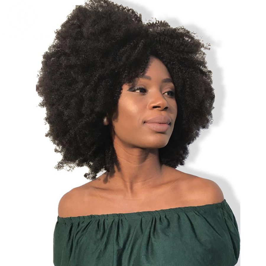 perruque lace front afro