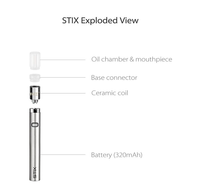 Arrival Yocan Stix Vape Pen Starter Kit Yocans E Cigarette Kits Ceramic