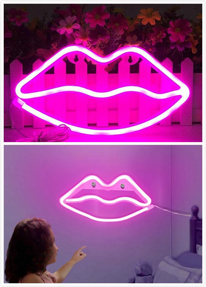 Featured image of post Pink Lips Neon Sign