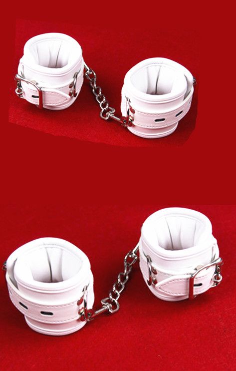 Ankle Cuff Wrist Cuffs white