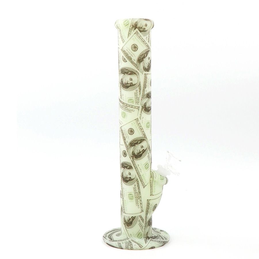 Wholesale Limited Edition Silicone Water Bong With Printed Pattern