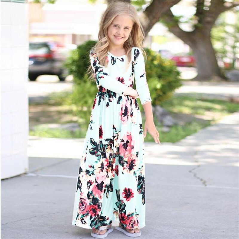 Compra Moda Primavera Verano Otoño Tobillo Longitud Vestidos Impresos Para  Niñas Vestidos De Fiesta Con Encanto De Manga Larga Ropa Fresca Lolita  Vestido Floral Barato | Entrega Rápida Y Calidad | Es.Dhgate