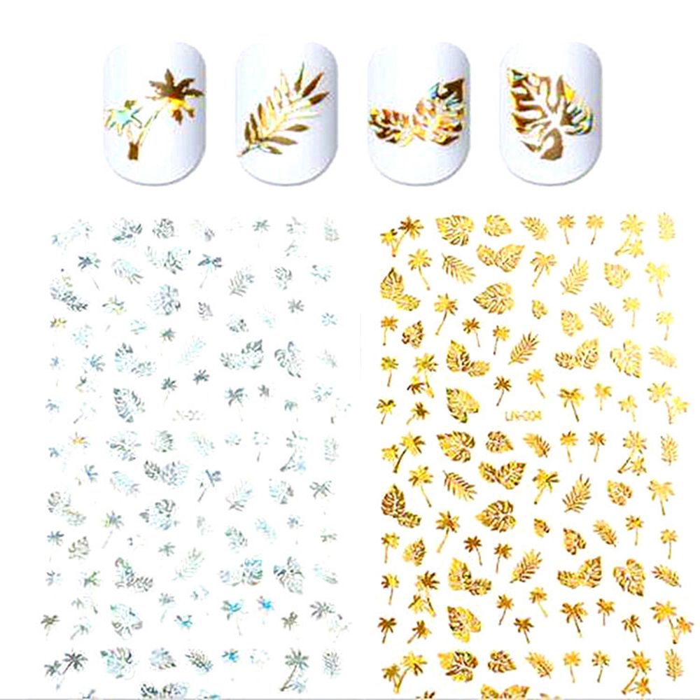 Acheter Diy Artisanat 3d Nail Stickers Holographique Arbre De Noix De Coco Erable Tortue Conception De Nail Art Manucure Stickers Manucure Fournitures De 29 63 Du Kendana Fr Dhgate Com