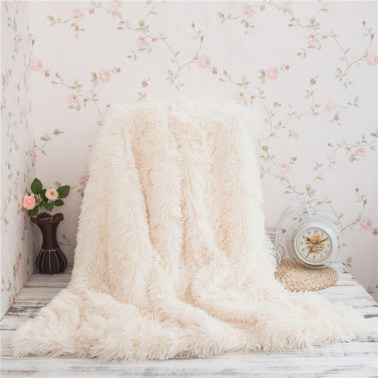 exprimir Comprensión entre Compre Manta Felpa Throw Blanket Super Soft Long Shaggy Fuzzy PV ...