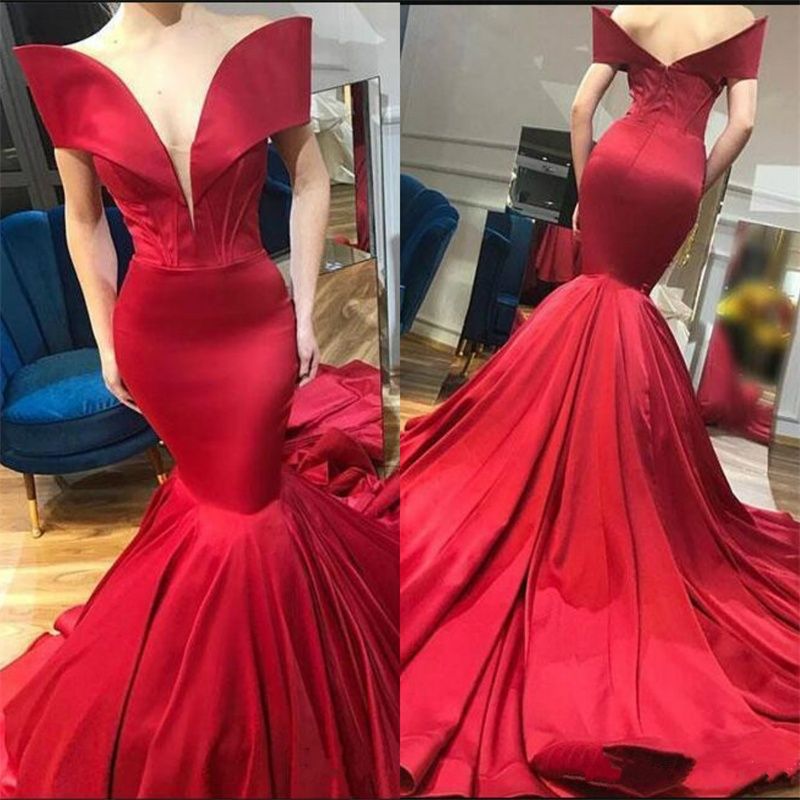 mermaid cut gowns