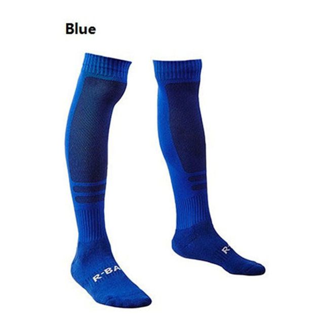 Brand Mens Football Socks Cotton Knee Cycling Soccer Socks Breathable