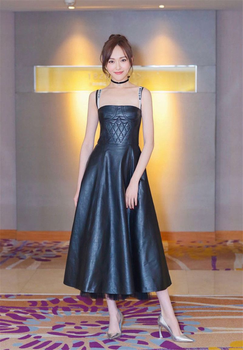 synthetic one piece dress