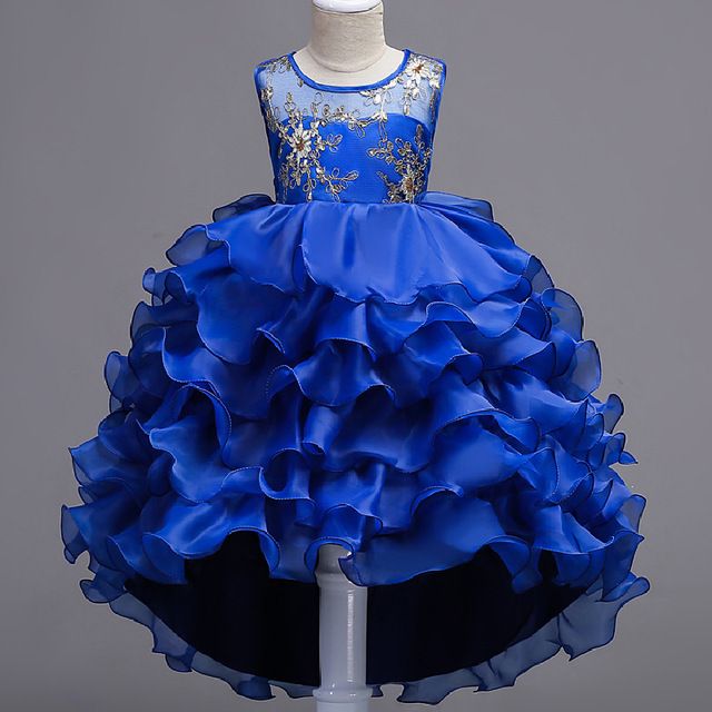 royal blue flower girl dresses cheap