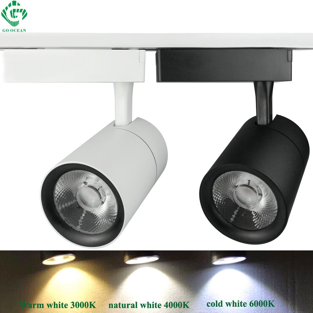 compre iluminacion de rieles spot de riel tienda de ropa de 30w tienda de salas de exhibicion de windows lampara de riel led para riel de techo foco