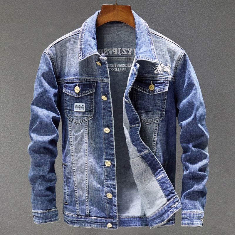 jaqueta jeans masculina vintage