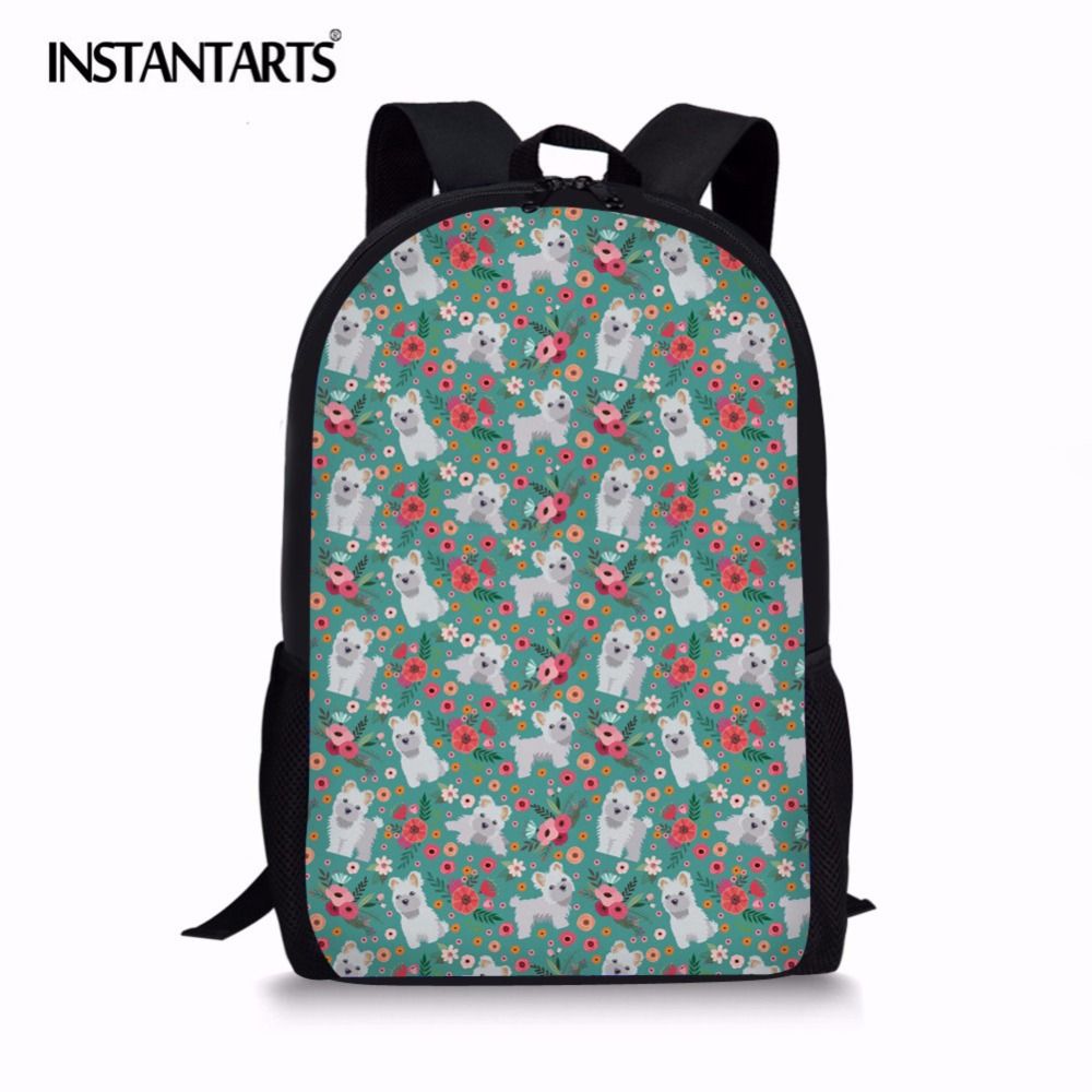 flower pattern backpack
