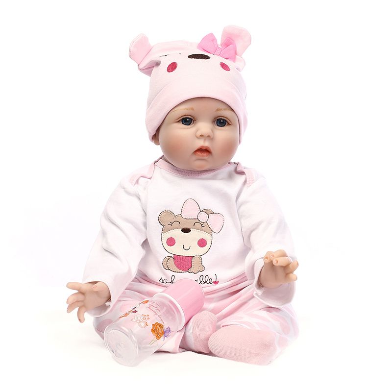22/" Reborn Baby Girl Dolls Clothing Set Newborn Likelife Not Inculding Doll Gift