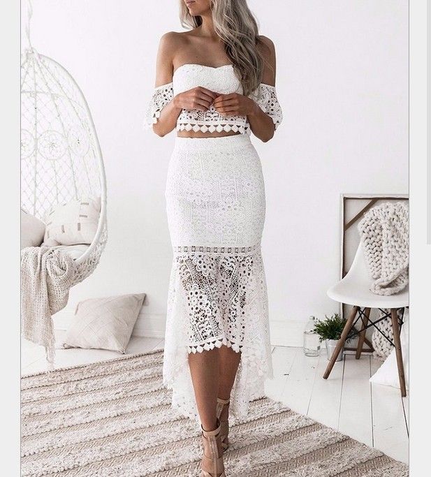 crochet homecoming dress