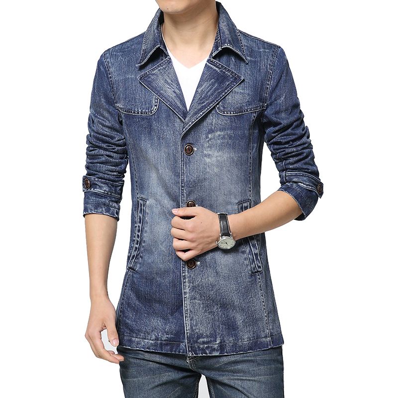 LONMMY Chaqueta De Traje Para Hombre Blazer De Mezclilla Para Hombre Slim Fit Casual 2018 Spring Tallas Grandes Trajes Para Hombre Únicos Jeans M 3XL De 107,98 | DHgate