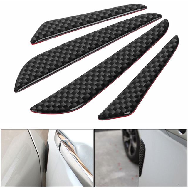4x Car Door Edge Guards Trim Molding Protect Strip Scratch Protector Anti-rub