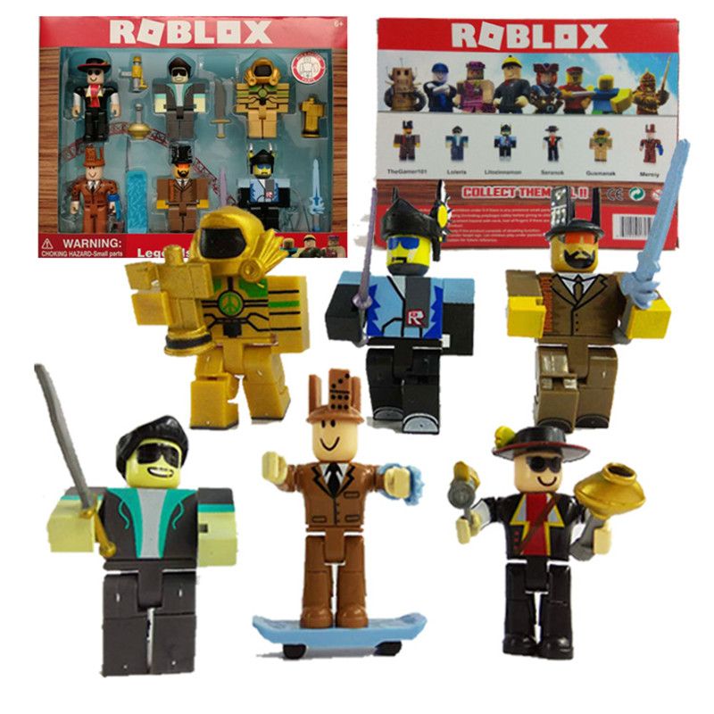 6 roblox champions set 7cm figures collection fun kid