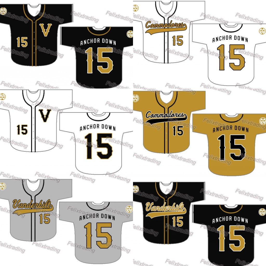 vanderbilt commodores baseball jersey