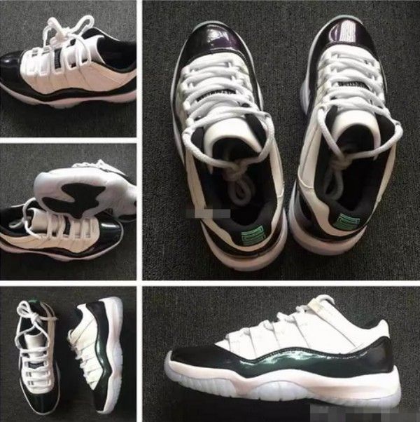 green and white 11s
