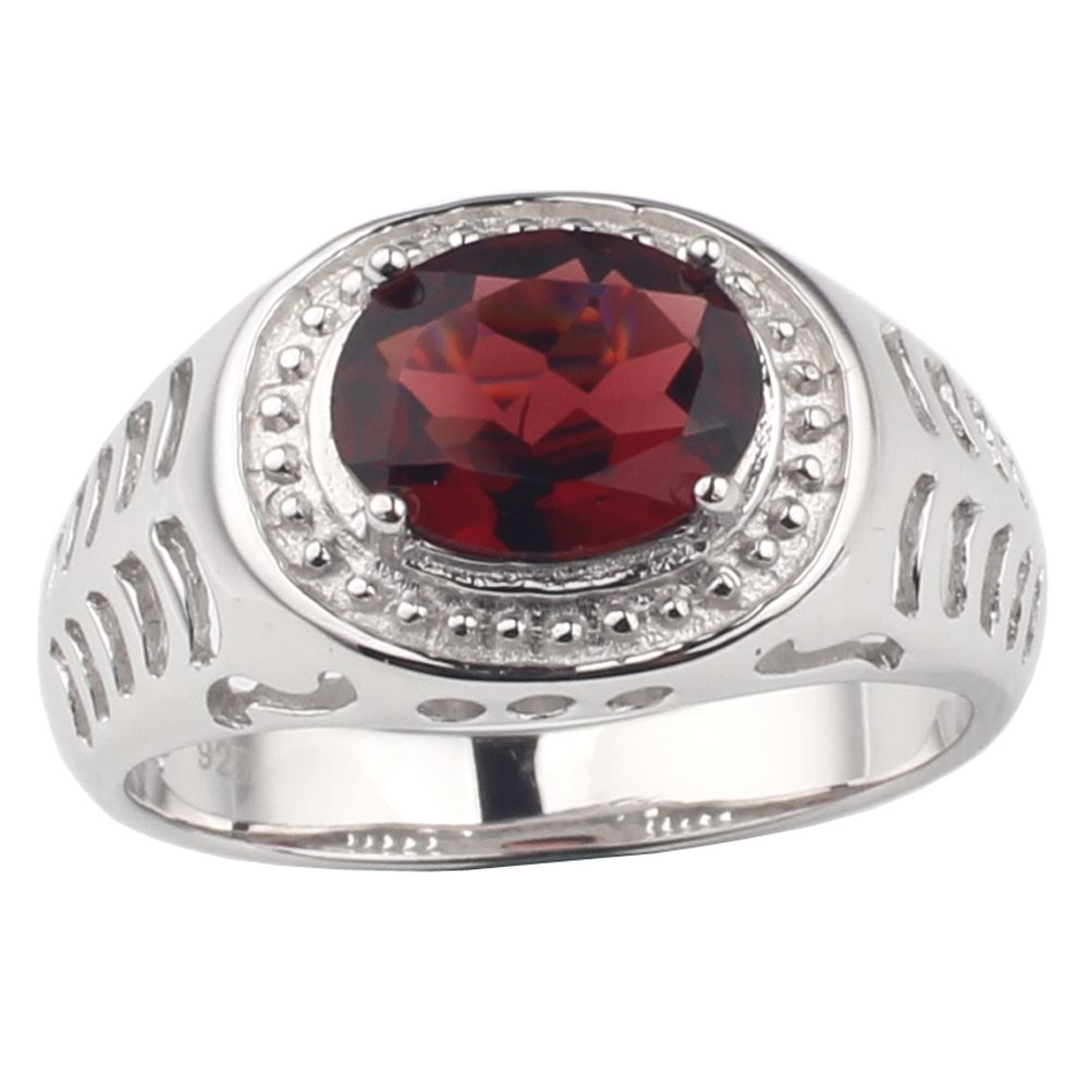 real garnet ring