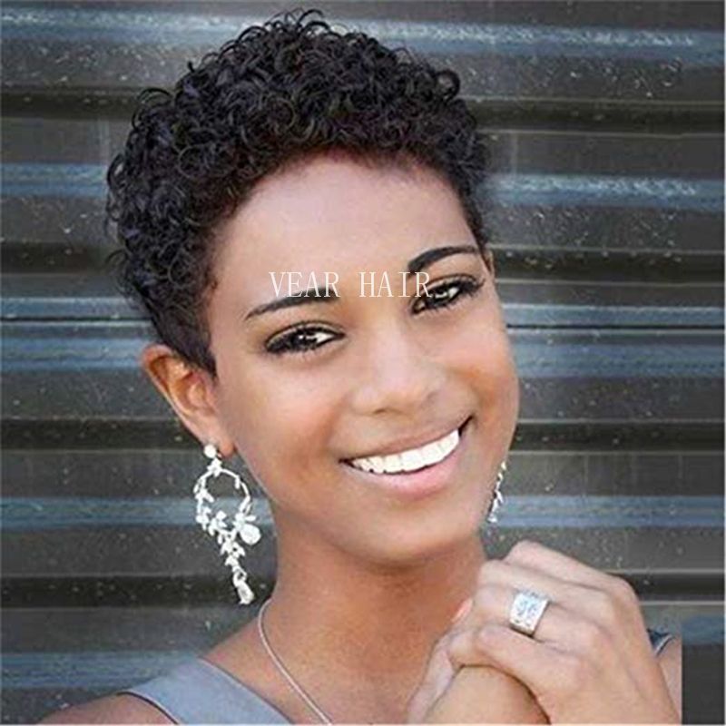 Best Quality Short Curly Wigs Ladys Hair Wig Short Curly Africa