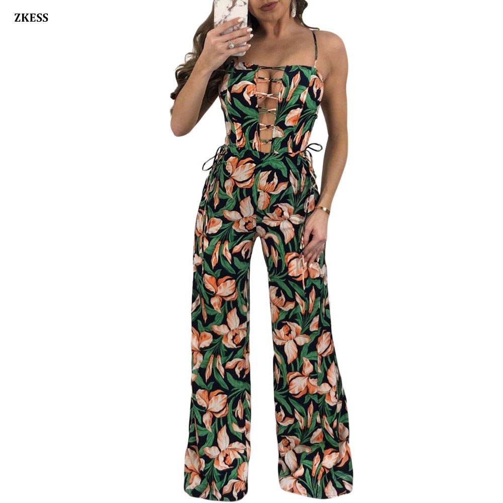 cheap floral jumpsuits
