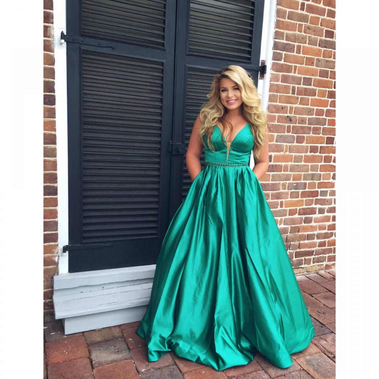 formal gowns with pockets