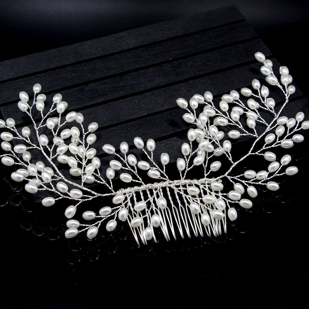 pearl hair clips and combs