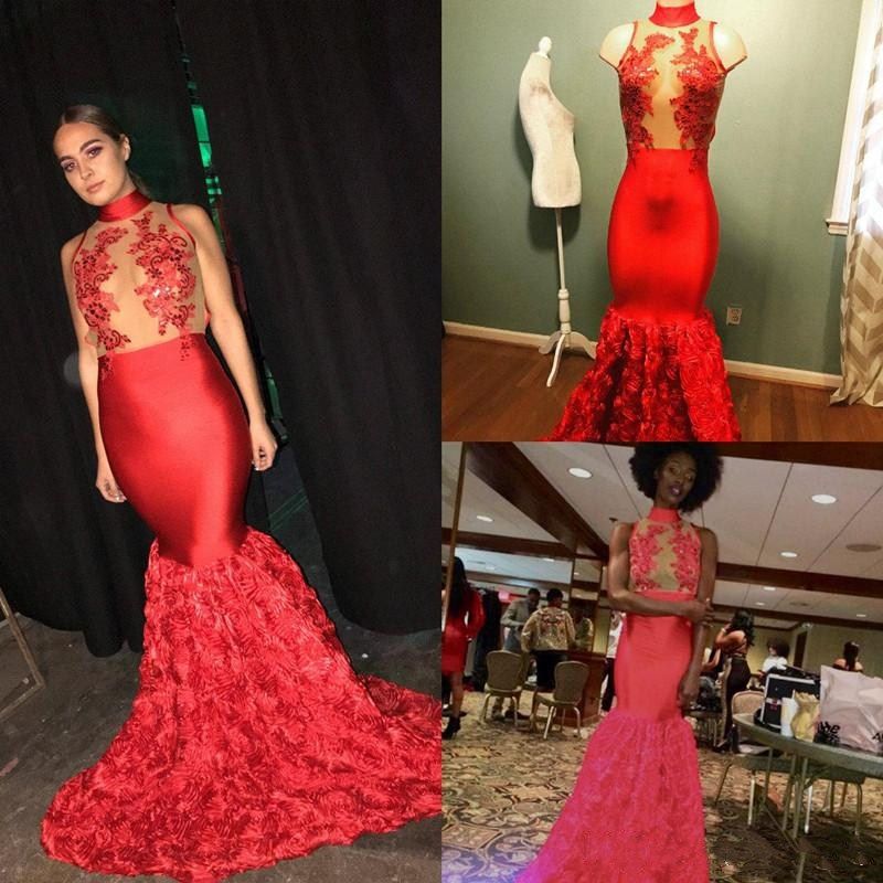 rose prom dresses 2018