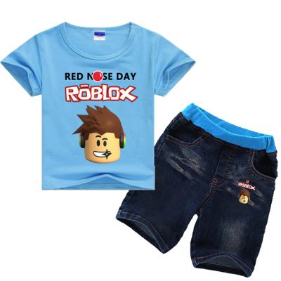 2020 2 8years 2018 Kids Girls Clothes Set Roblox Costume Toddler Girls Summer Clothing Set Boy Summer Set Tshirt Jeans Shorts From Fang02 12 87 Dhgate Com - 10 roblox halloween outfits 2018