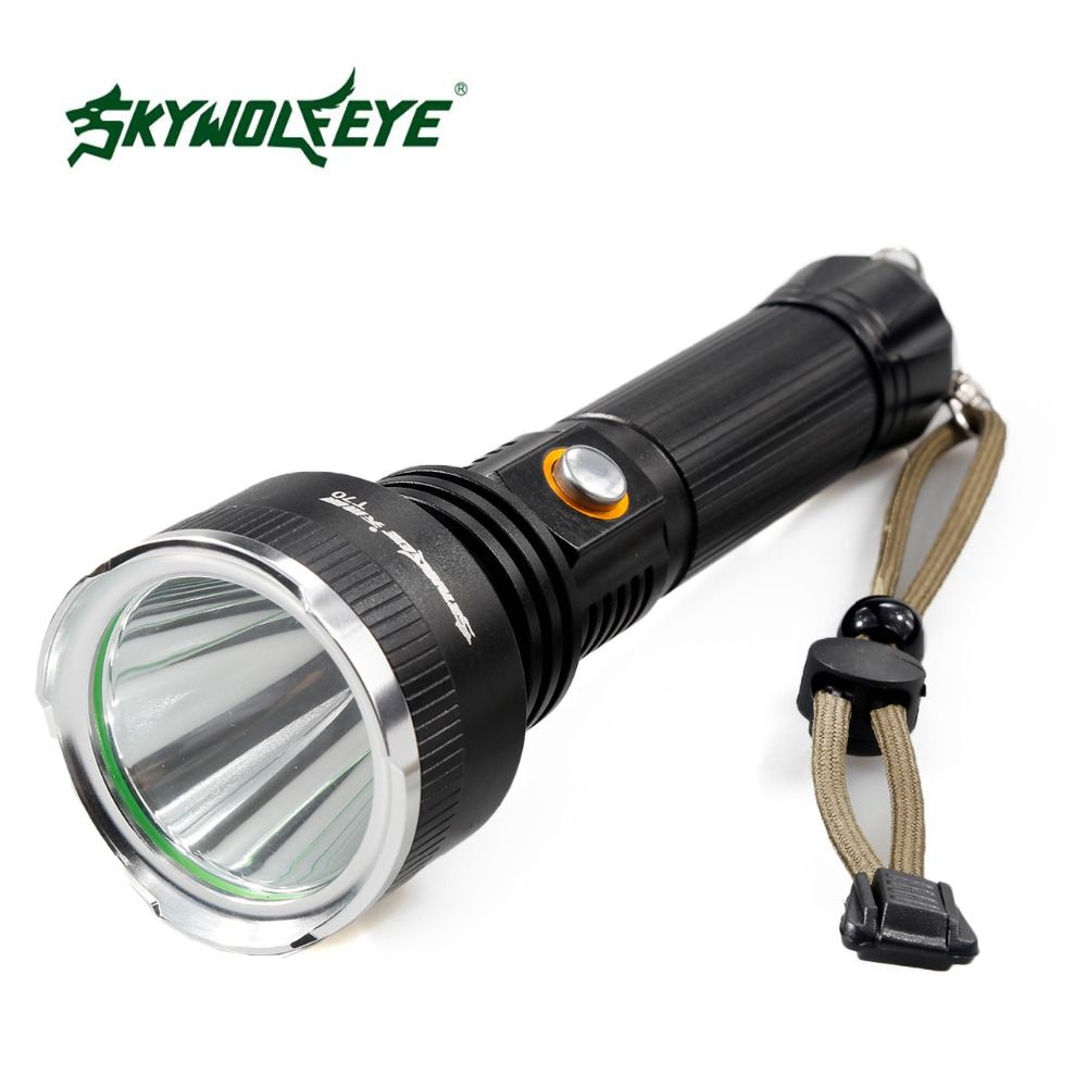 Sale Rushed Led Flashlights 6000lm Camping Rechargeable Skywolfeye Cree