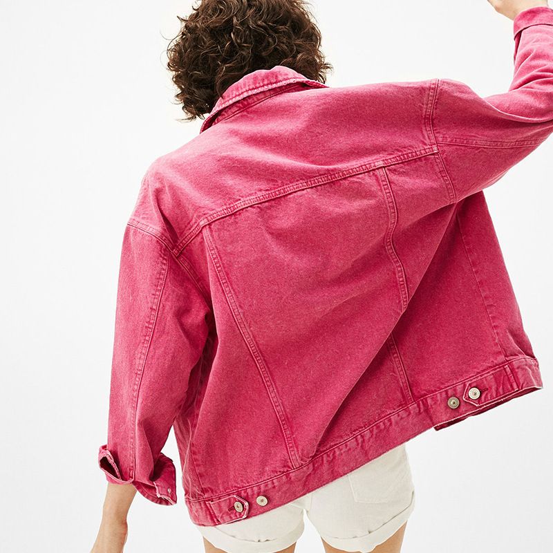 Spring Autumn 2018 Womens Denim Jacket 