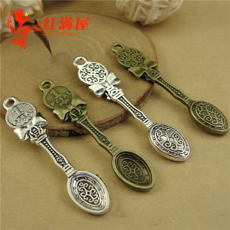 10pc Tibetan Silver Charm Pendant spoon Jewellery Accessories Wholesale P1309