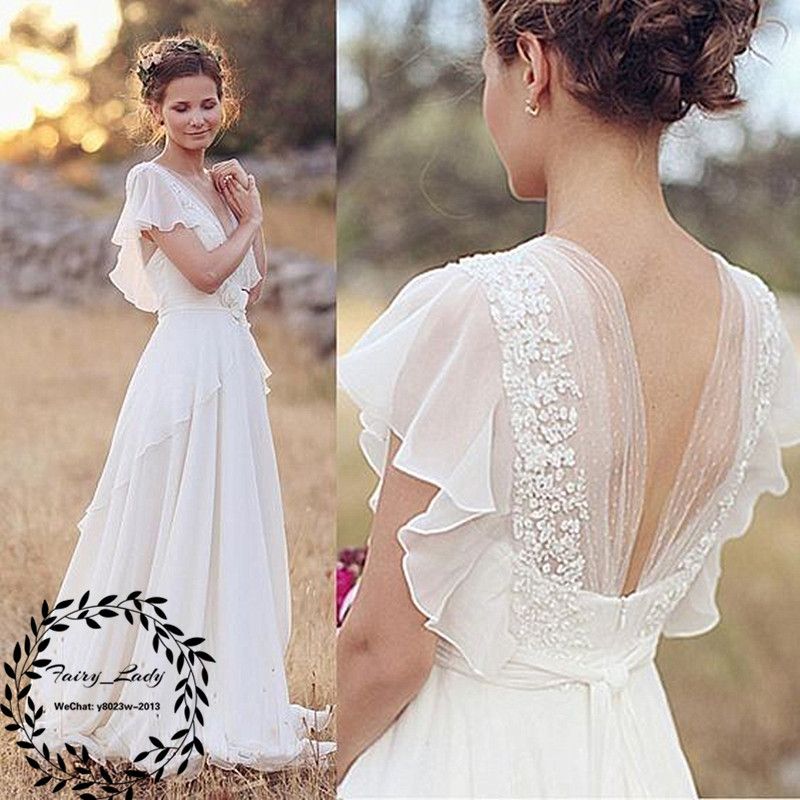 flowing dresses with sleeves