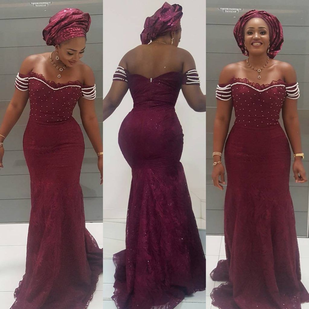 latest aso ebi gown styles 2018