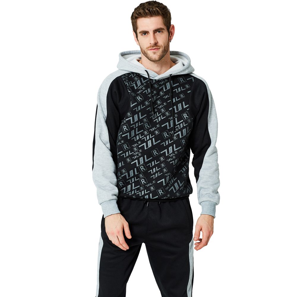 track pants and hoodies