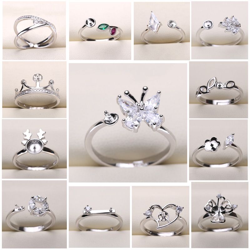 pearl ring settings